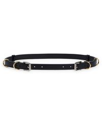 Givenchy - Voyou Double Buckle Leather Belt - Lyst