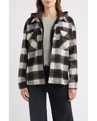 Thread & Supply - Plaid Hooded Shacket - Lyst