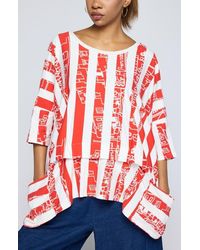 Luukaa - Emryn Striped Jersey Tunic - Lyst