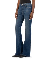 Kut From The Kloth - Ana Fab Ab High Waist Super Flare Jeans - Lyst