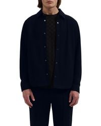 Bugatchi - Soft Touch Knit Shirt Jacket - Lyst