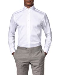 Eton - Slim Fit Solid Dress Shirt - Lyst