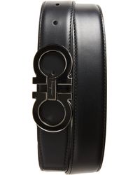 Ferragamo - Adjustable Gancini Buckle Belt - Lyst