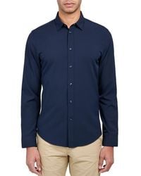 Brooklyn Brigade - Slim Fit Solid 4-Way Stretch Performance Long Sleeve Shirt - Lyst