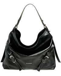 Givenchy - Large Voyou Leather Shoulder Bag - Lyst