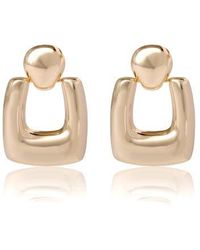 BCBGMAXAZRIA - Square Drop Earrings - Lyst
