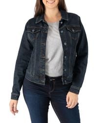 Slink Jeans - Denim Trucker Jacket - Lyst