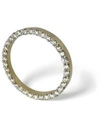 Leslie Paige - Puzzle Diamond Band Ring - Lyst