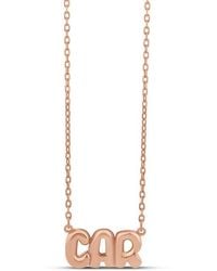 SHYMI - Helium Script Necklace - Lyst