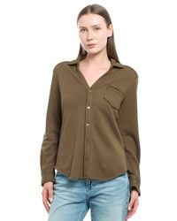 Wilt - Button Front Sweatshirt - Lyst