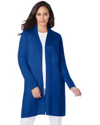 Jessica London - Fine Gauge Cardigan Topper - Lyst