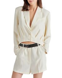 Steve Madden - Lowena Crop Blazer - Lyst