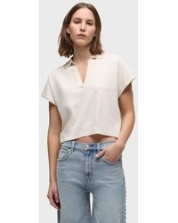Hudson Jeans - Draped Collared Sweater - Lyst