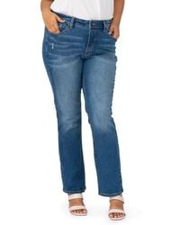 Slink Jeans - High Waist Straight Leg Jeans - Lyst