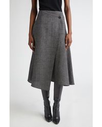 Michael Kors - Draped Wool Wrap Skirt - Lyst