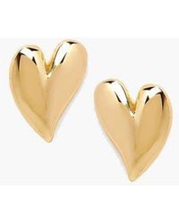 Yoj - Mini Heart Stud Earrings - Lyst
