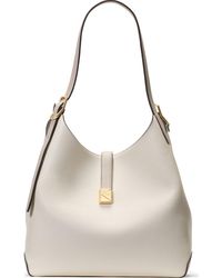 Kate Spade - Large Deco Pebbled Leather Shoulder Bag - Lyst