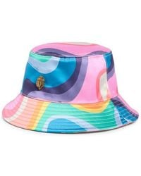 Kurt Geiger - Wave Print Bucket Hat - Lyst