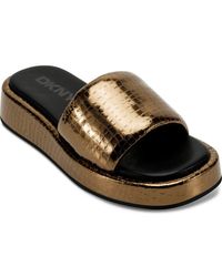DKNY - Lachine Platform Slide Sandal - Lyst