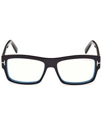 Tom Ford - 55Mm Square Light Blocking Glasses - Lyst