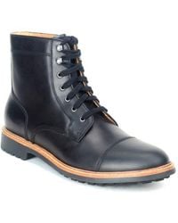 Warfield & Grand - Gresham Lugged Cap Toe Boot - Lyst