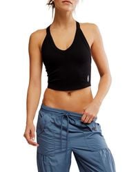 Free People - Fp Movement All Clear Crop Racerback Tank - Lyst