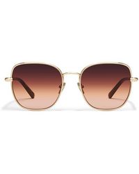 Quay - Uptown 58Mm Gradient Round Sunglasses - Lyst