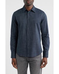 Rag & Bone - Tomlin Crosshatch Cotton Button-Up Shirt - Lyst