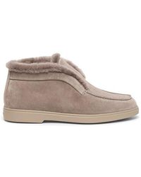 Santoni - Suede Desert Boots - Lyst