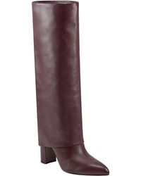 Marc Fisher - Leina Foldover Shaft Pointed Toe Knee High Boot - Lyst