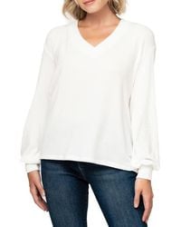 Gibsonlook - Tie Back Rib Sweater - Lyst