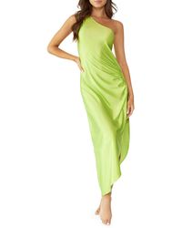 PQ Swim - Tinsley Ring One-shoulder Cover-up Maxi Dress - Lyst