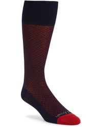 Edward Armah - Basket Weave Graduated Compression Dress Socks - Lyst
