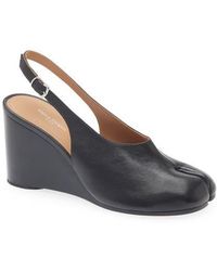 Maison Margiela - Tabi Wedge Slingback Pump - Lyst