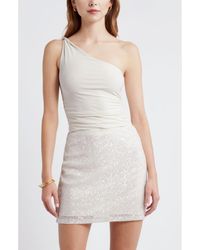 Open Edit - Twist One-Shoulder Top - Lyst