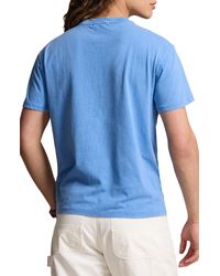 Polo Ralph Lauren - Cotton & Linen Pocket T-shirt - Lyst