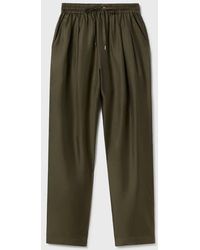 SILK LAUNDRY - Twill Slouch Pants - Lyst