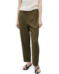 Mango - Flowy Drawstring Pants - Lyst