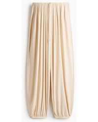H&M - Balloon Drawstring Trousers - Lyst