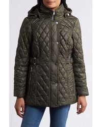 London Fog - Quilted Water Resistant Jacket - Lyst