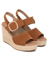 Nero Giardini - Slingback Espadrille Platform Wedge Sandal - Lyst