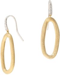 Marco Bicego - Jaipur Oval Link Diamond Hook Earrings - Lyst