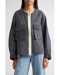 Kuro - Remake Denim Military Mark Ii Jacket - Lyst