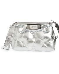 Maison Margiela - Medium Glam Slam Classique Metallic Leather Shoulder Bag - Lyst