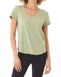 Threads For Thought - Kristie Crisscross V-Neck T-Shirt - Lyst