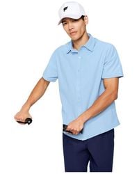 Fabletics - The Don Short Sleeve Button Up - Lyst