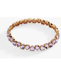 ALEX AND ANI - Faceted Heart Stretch Bracelet - Lyst