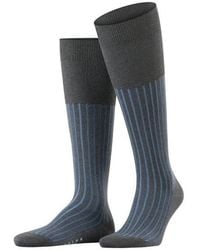 FALKE - Shadow Striped Cotton Knee High Socks - Lyst