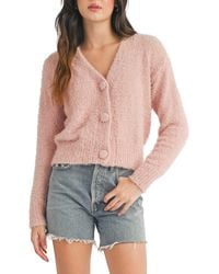All In Favor - V-neck Cardigan In At Nordstrom, Size X-large - Lyst