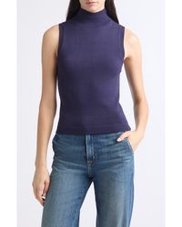 STAUD - Montclair Turtleneck Sweater Vest - Lyst